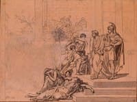 Elder Horatius Defending his Son (second version)