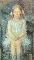 Girl with Pink Ribbons