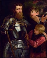 Portrait of a Commander, Three-Quarter-Length, Being Dressed for Battle