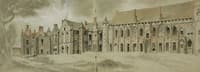 The Castle of Montargis Being Demolished
