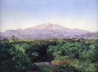 Volcán de Orizaba desde la Hacienda de San Miguelito