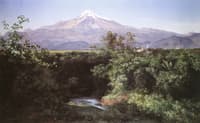 Volcán de Orizaba desde la Hacienda de San Miguelito