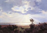 La puesta del sol
