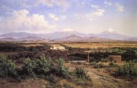 Valle de México desde el Molino del Rey