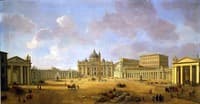 View of Piazza San Pietro, Rome