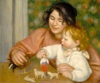 Child with Toys;  Gabrielle and the Artist's Son