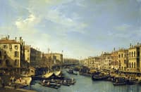 Venice, The Grand Canal, Looking South-West, From the Rialto Bridge to the Palazzo Foscari