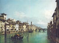 The Arno towards the Ponte Santa Trinitá