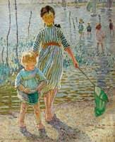 Girl with a Shrimp Net