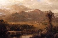 View of Mountains in Ecuador