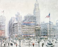 Union Square, Winter