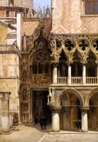 Porta della Carta, Doge's Palace, Venice