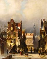Street Scene in Winter