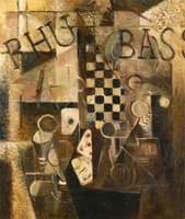 Still Life with Checkerboard / Rhum / Bass