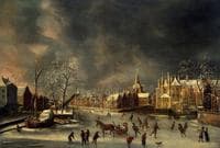 Winter View of Leyden