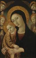 The Virgin and Child with Saints Bernardin and Jerome