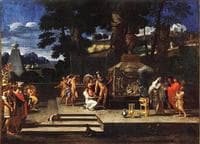 Alexander Visiting Achilles Tomb