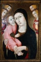 Virgin and Child with Four Angels