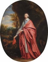 Portrait of Cardinal Richelieu with Animals