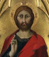 Christ Blessing (detail)