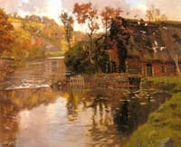 Cottage by a Stream