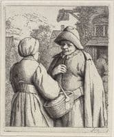 Man and Woman Conversing
