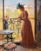 Lady on the Balcony