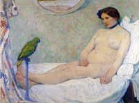 Nude with Parrot