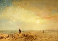 Lancaster Sands, Morecambe Bay, Shrimping