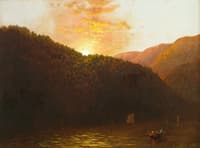 Sunset on the Hudson Highlands