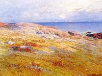 Moonrise at Sunset, Gloucester, Massachusetts