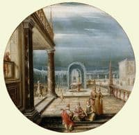 Figures on a Terrace