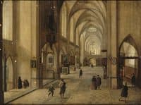 Interior of a Gothic Church
