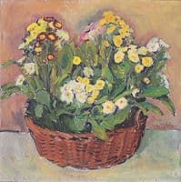 Primroses in a Basket