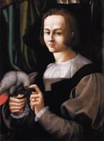 Man with Parrot