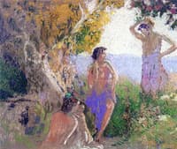 Nymph and Fauns
