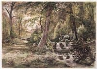 Landscape with Stream and Road, Chester County