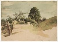 Landscape with Fence