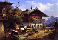 Landscape with Figures and Horses