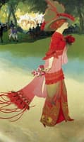 Femme en rouge