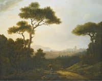 A Distant View of Rome from the North