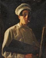 Portait of Léon Bonvin at the Easel