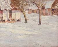 Winter Trees on the Farm