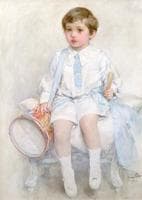 Portrait of a Boy with a Drum