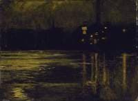 The Thames at Chelsea, Evening