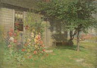 Hollyhocks, Nantucket