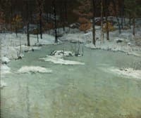 Winter Woods and Brook