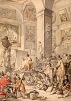 The Life Class at the Royal Academy of Painting and Sculpture