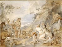 Orpheus Charming the Nymphs, Dryads, and Animals
