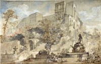 The Fountain of Rome at the Villa d'Este, Tivoli